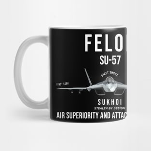 SU-57 Russia Stealth Fighter Mug